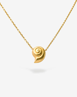 Snail Necklace Small Yellow Gold