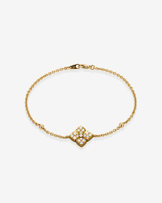 Arabesque Bracelet Diamonds Yellow Gold