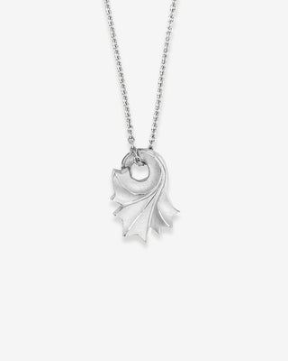 Acanthus Necklace Fine White Gold
