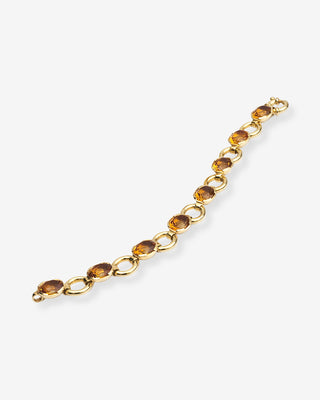 Citrine Bracelet Yellow Gold