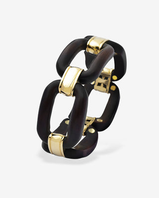 Arena Bracelet Precious Wood Yellow Gold