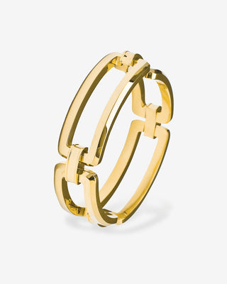 Arena Bracelet Slim 21 mm Yellow Gold