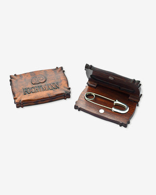 Safety Pin Silver Snakewood Box