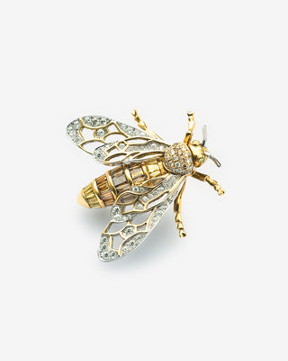 Bee Brooch Large Yellow Gold