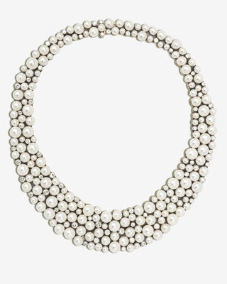 Pearl Necklace Diamonds Graduated