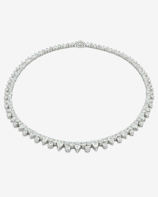 Diamond Necklace Diamond Drops White Gold
