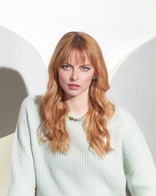 Harlequin Necklace Peridot Topaz & Tourmaline Yellow Gold