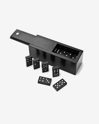 Domino Set Ebony & Platinum Diamonds