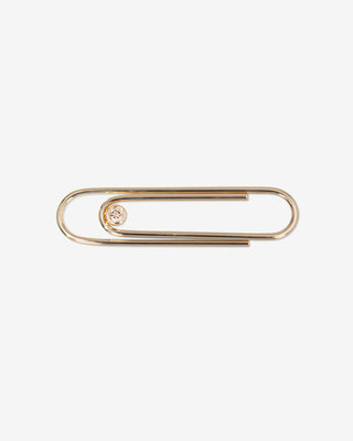 Money Clip Brown Diamond Rose Gold