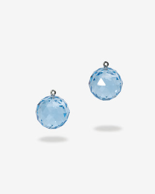 Topaz Bead Drop Pendant Yellow Gold