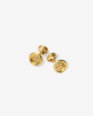 Cufflinks Buttons Yellow Gold