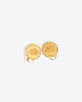 Cufflinks Ram's Head Yellow Gold
