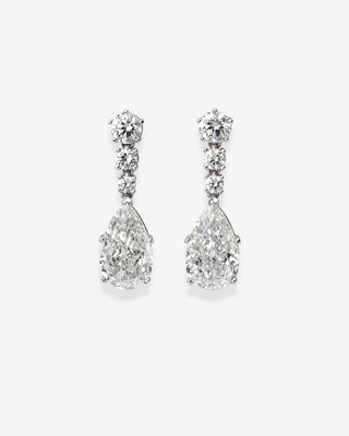 Diamond Earrings Platinum