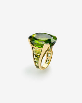 Scala Ring Peridot Yellow Gold