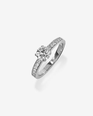 Solitaire Ring Diamond Platinum