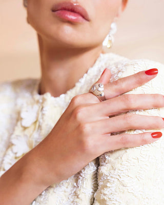 Diamond Ring Yellow & White Gold