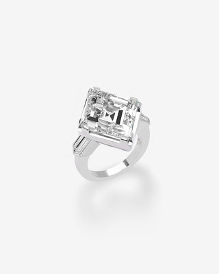 Solitaire Ring Diamond 12.77 ct Platinum