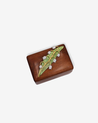 Ebony Box Motif Yellow Gold