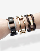 Arena Bracelet Slim 21 mm Yellow Gold