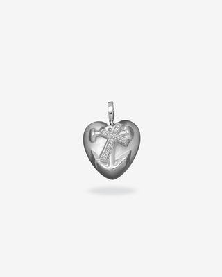 Pendant Faith Love Hope Diamonds White Gold