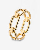 Arena Armband schmal sechsteilig Gelbgold