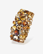 Zircon Bracelet Zircons & Diamonds Yellow White Gold
