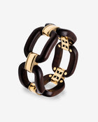 Arena Armband Edelholz Gelbgold