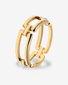 Arena Bracelet Slim 21 mm Yellow Gold