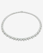 Diamond Necklace Diamond Drops White Gold