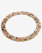 Zircon Necklace Zircons & Diamonds Yellow Gold