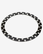 Ebony Necklace Emerald Diamonds Platinum