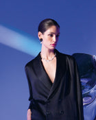 Acanthus Necklace 15-Part Diamonds White Gold