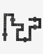 Domino Set Ebony & Platinum Diamonds