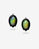 Drop Pendant Ebony & Opal Yellow Gold