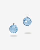 Topaz Bead Drop Pendant Yellow Gold