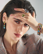 Ear Clips Gemstones & Diamonds Yellow Gold