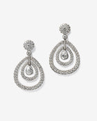 Drop Earrings Diamonds White Gold