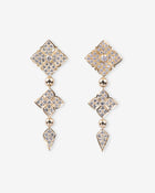 Arabesque Earrings Diamonds Yellow Gold