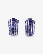 Manhattan Ear Clips Iolite White Gold