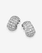Diamond Half-Hoops White Gold