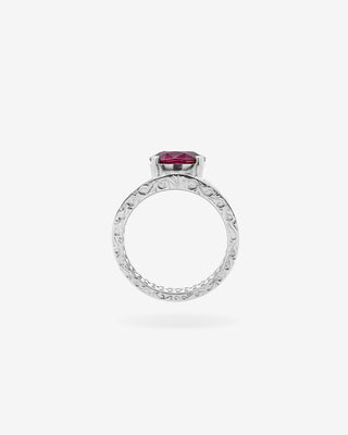 Callas Ring Ruby & Diamonds White Gold