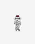 Callas Ring Ruby & Diamonds White Gold