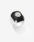 Ring Diamonds Ebony White Gold