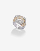 Diamond Ring Yellow & White Gold