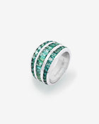 Manhattan Ring Tourmaline White Gold