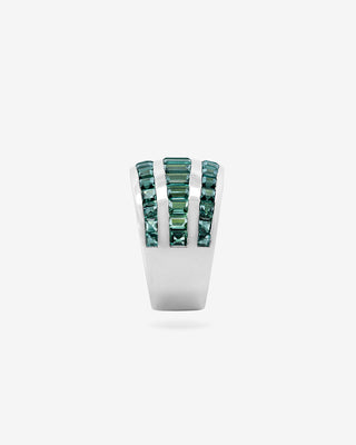 Manhattan Ring Tourmaline White Gold