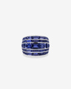 Manhattan Ring Iolite White Gold