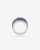 Manhattan Ring Iolite White Gold