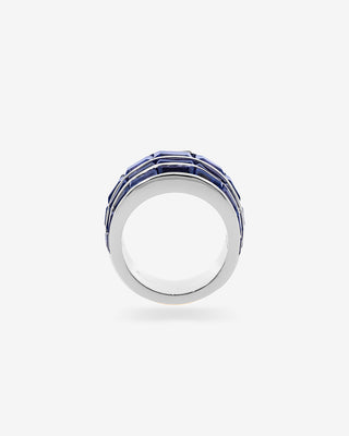 Manhattan Ring Iolite White Gold