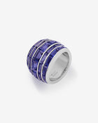 Manhattan Ring Iolite White Gold